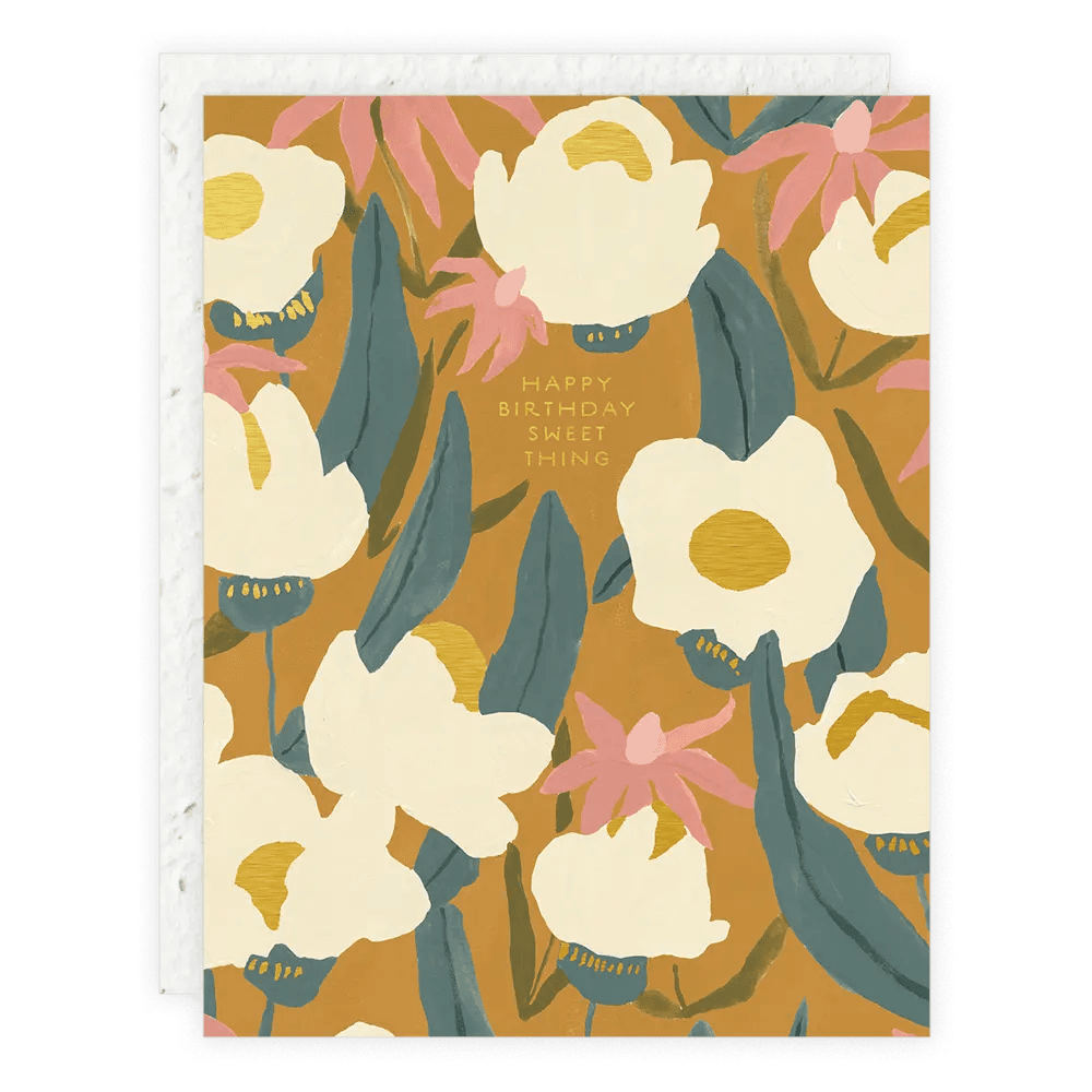 Sweet Thing - Birthday Card: Without cello sleeve Seedlings