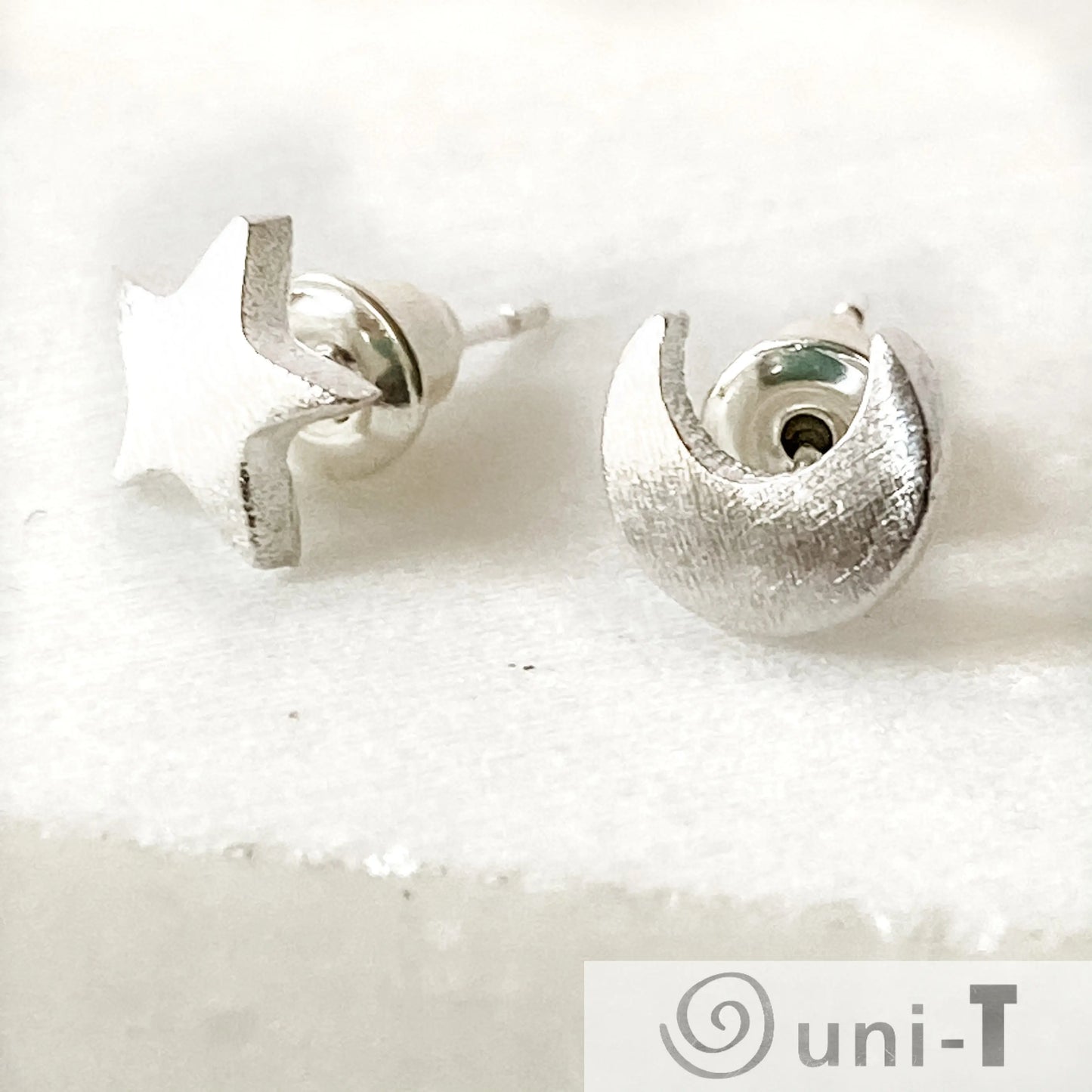 The Moon and The Star Stud Earrings Lisa Trachtman