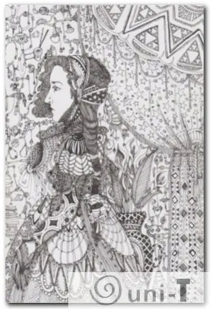 Triangle Lady, Postcard Julia Zimmerman