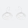 Sterling Silver Hammered Hoop Earrings | Handmade Jewelry Uni-T