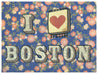 I Heart Boston - Cut Paper Print - Boston Print Uni-T