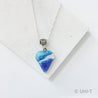Recycled Fused Glass Necklaces - Triangle Carolina Portillo