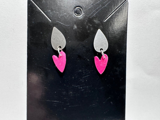 Valentines Earrings- Clay Earrings*