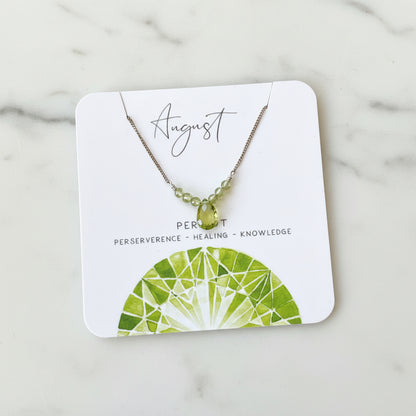 Gemstone Necklace, Birthstone Necklace, Crystal Necklace, Assorted Gemstone Necklaces