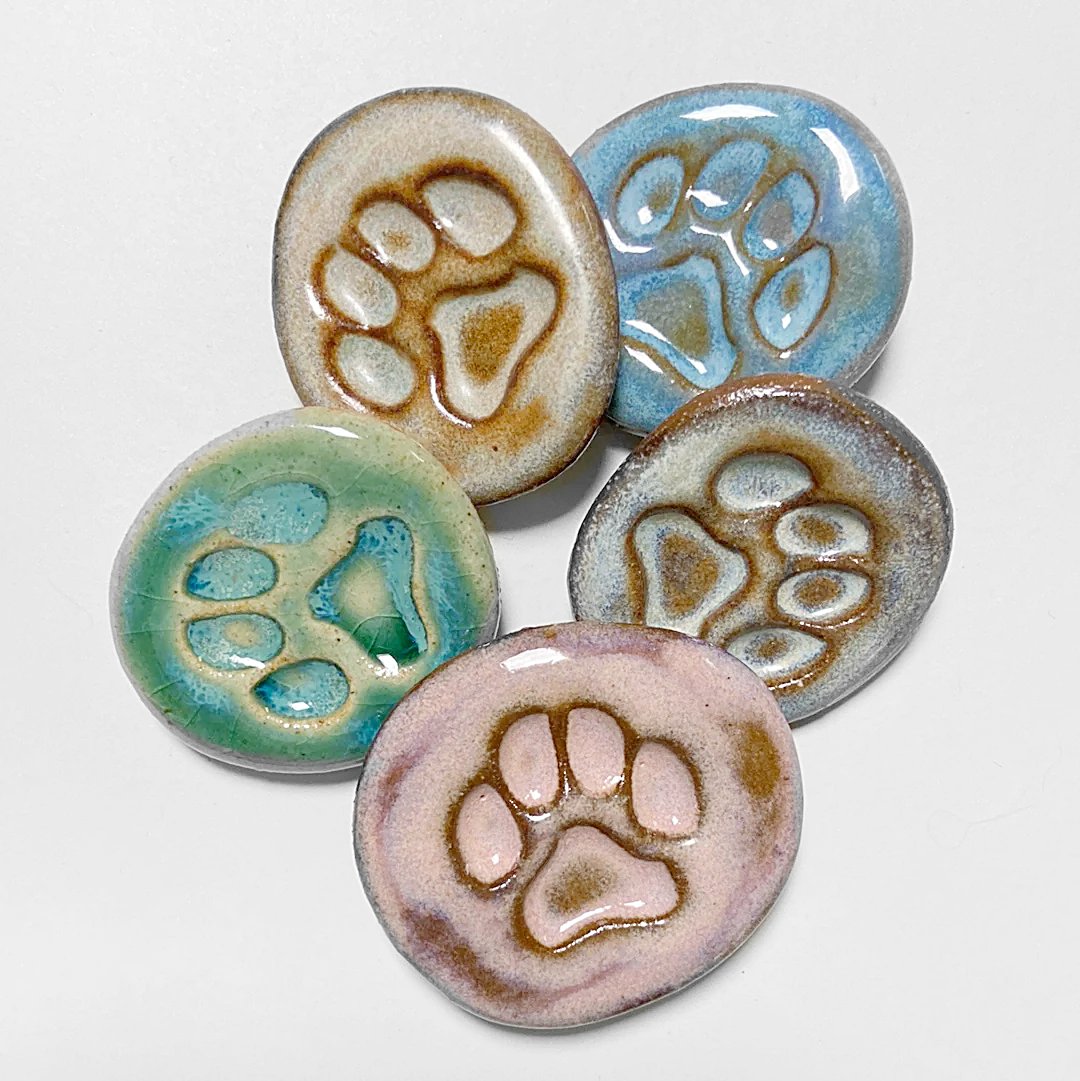Dog Paw - Reminder Stones, Worry Stone Diana A Griffin