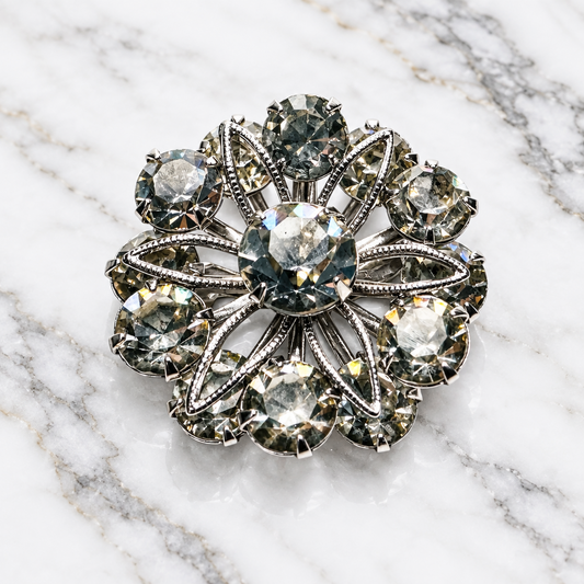 Crystal Brooch