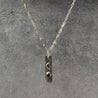 Iolite and Moon Tag Necklace-Uni- T Janine Gerade