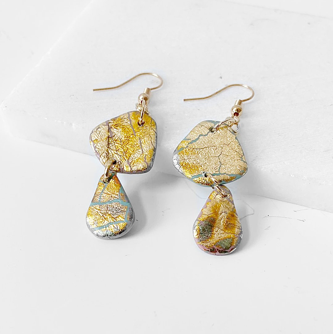 Polymer Clay Earrings/ Affordable Gifts, Uni-T Janine Gerade