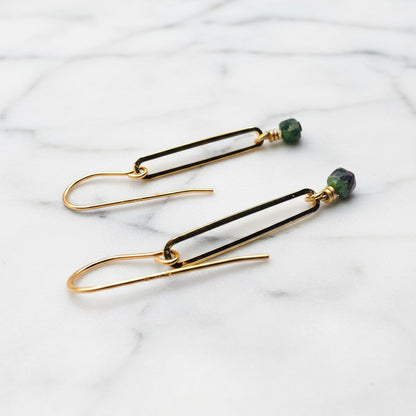 Paperclip Chain Earrings
