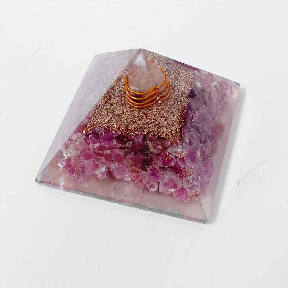 Orgonite Resin Crystal Pyramids Janine Gerade