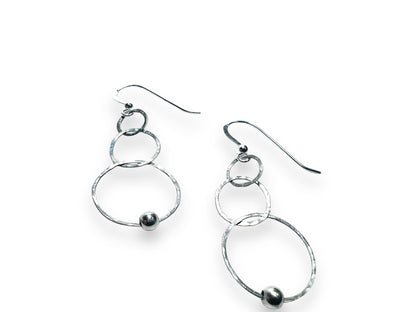 Triple Circle Earrings*