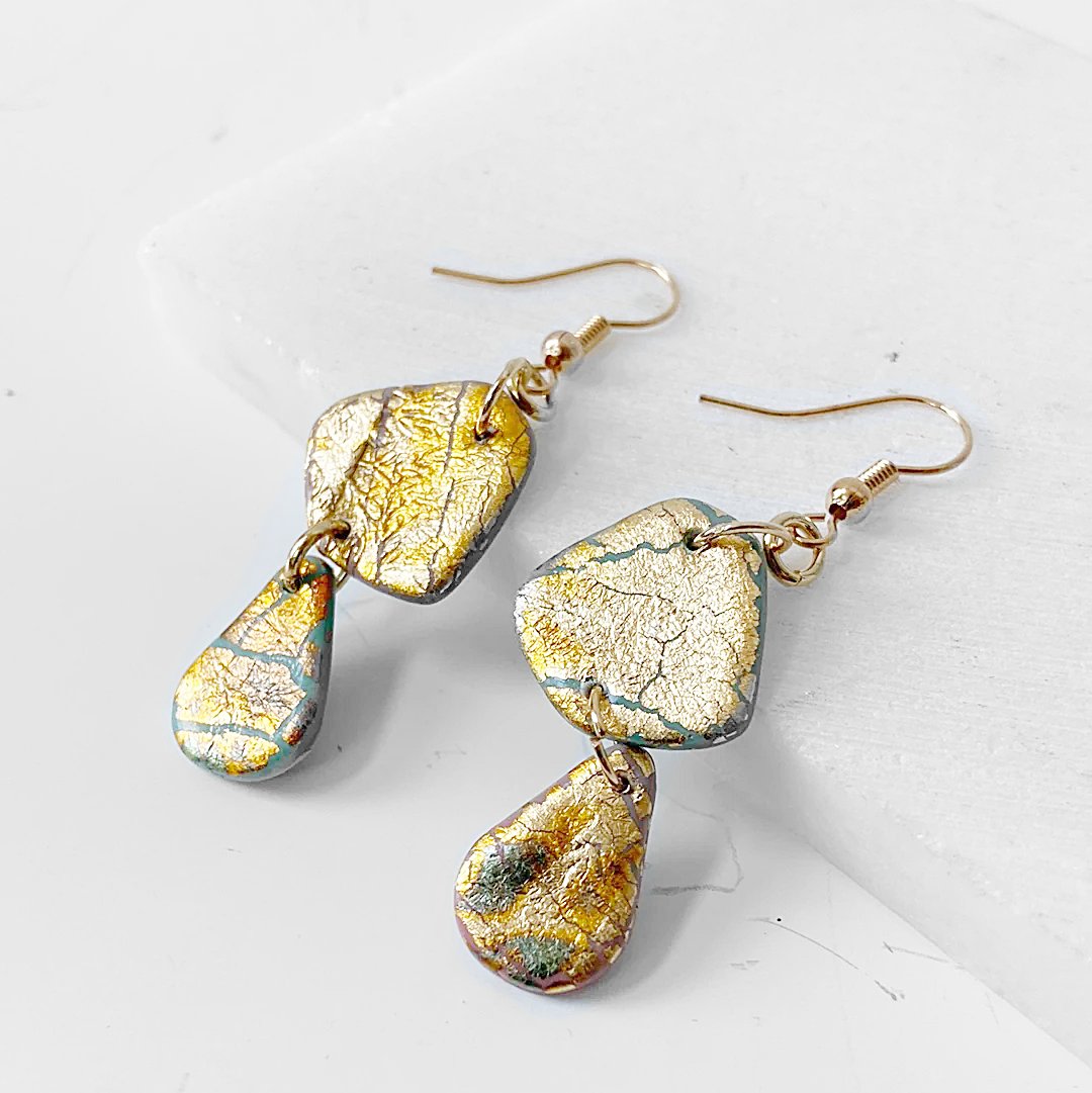 Polymer Clay Earrings/ Affordable Gifts, Uni-T Janine Gerade