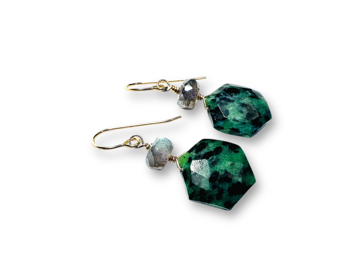Ruby Zoisite Gemstone Earrings*