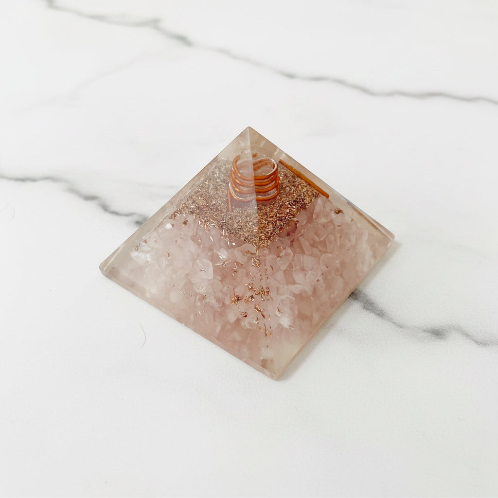 Orgonite Resin Crystal Pyramids Janine Gerade