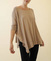 Bamboo Poncho Tunic Top