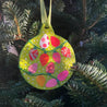 Mixed Media Wooden Holiday Ornaments - Christmas lights Virginia Fitzgerald