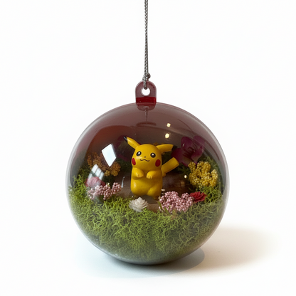 Pokeball Terrarium Ornament