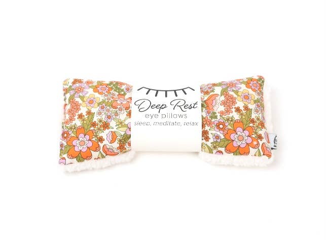 Deep Rest eye pillow floral design