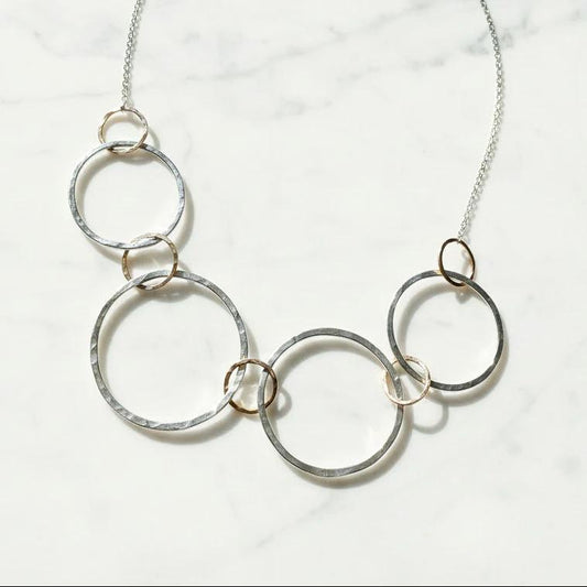 Circles Necklace/ Family Necklace/ Infinity Necklace-Uni-T Janine Gerade