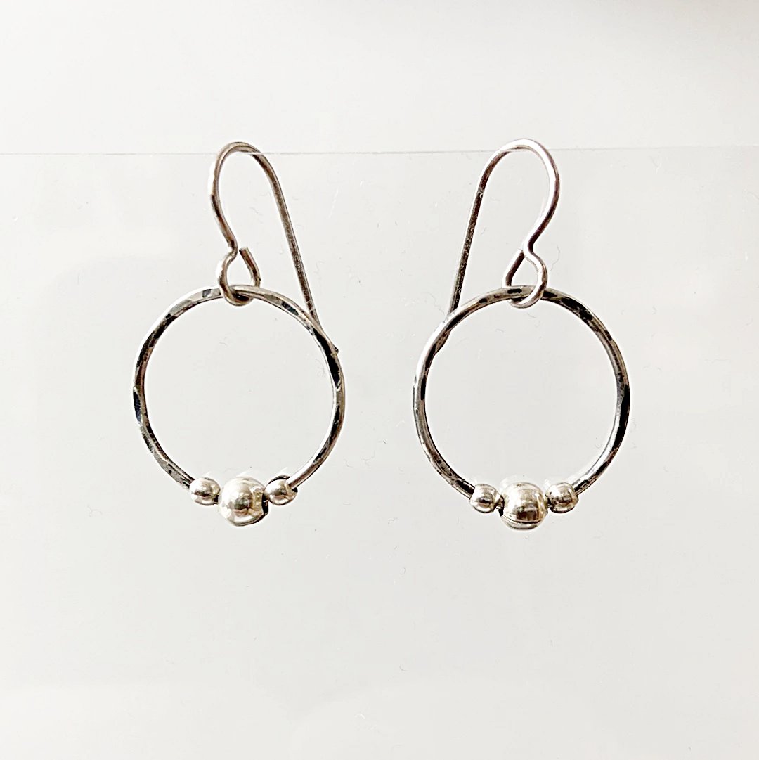 Circle Fidget Earrings & Necklace Set Janine Gerade