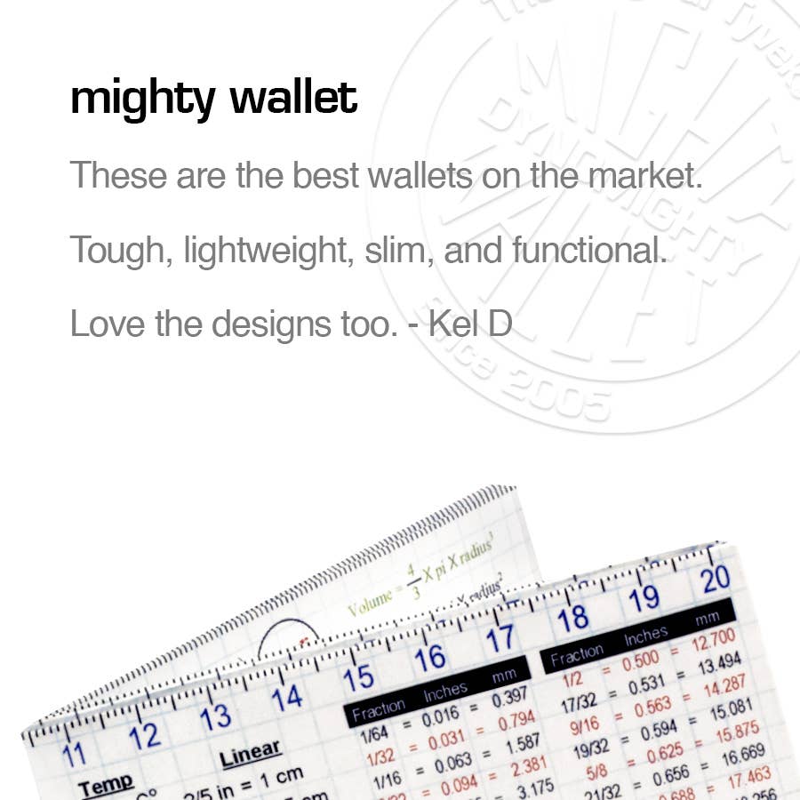 Wealth of Knowledge Mighty Wallet Mighty Wallet