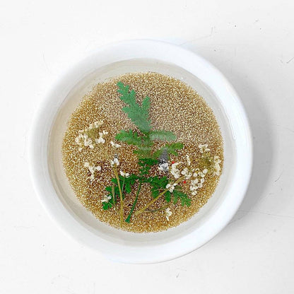 Floral Round Trinket Dish The Artistry by Lisa