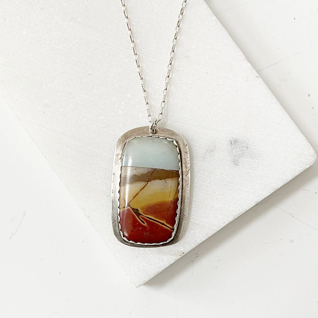 Picture Jasper Necklace-Uni-T Janine Gerade