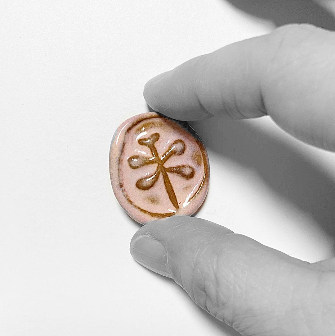 Dragonfly - Reminder Stones, Worry Stone Diana A Griffin