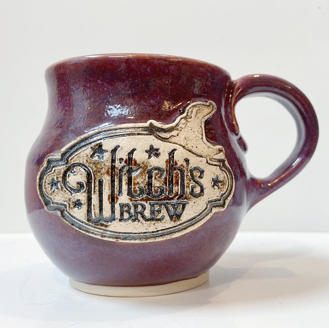 Witches Brew Purple Mug Megan Twing