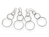HoopLink Earrings, Silver Hoops or Golden Hoops-Uni-T Janine Design