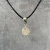 Silver Dandelion Medallion, Medallion Necklace-Uni-T Janine Gerade