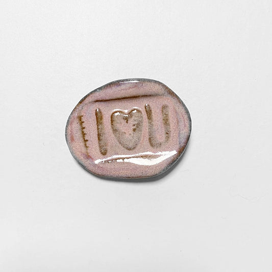 I Love You - Reminder Stones, Worry Stone Diana A Griffin