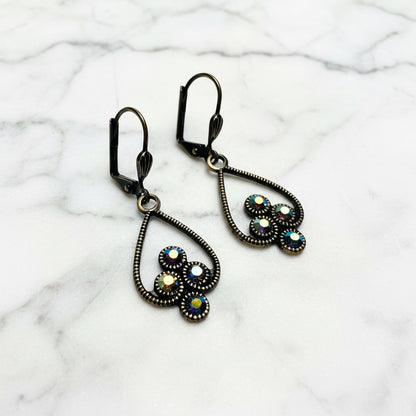 Vintage Inspired Crystal Earrings