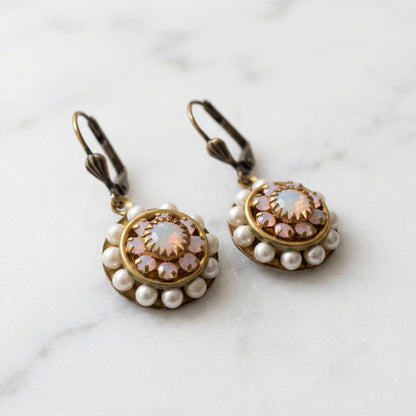 Vintage Inspired Crystal Earrings