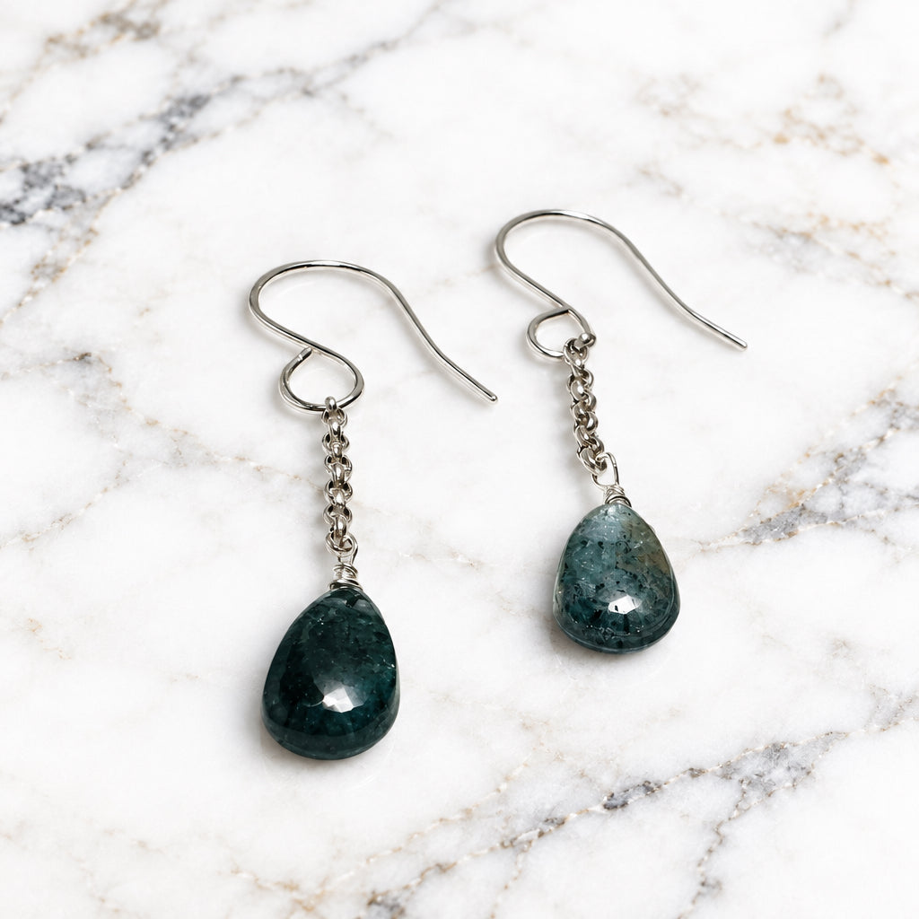 Kyanite teardrop Earrings