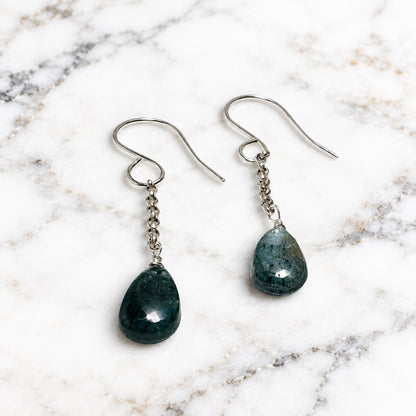 Kyanite teardrop Earrings