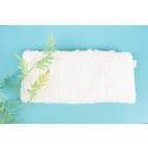 Back view of Deep Rest Eye Pillow showing plush white fabric, offering soft comfort for relaxation, sleep, and meditation support.