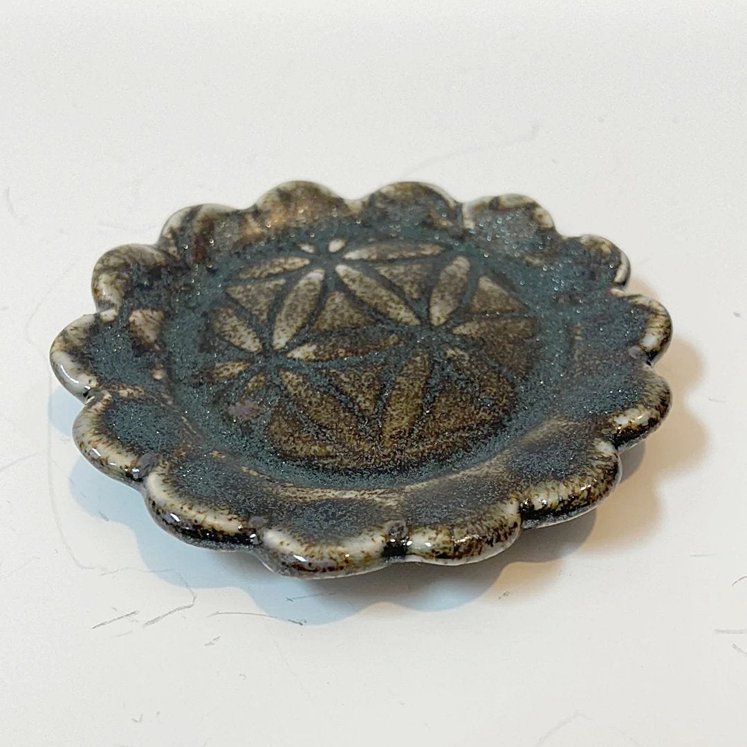 Dark gray trinket dish Megan Twing