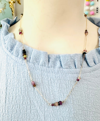 Tourmaline Necklace on Chain*