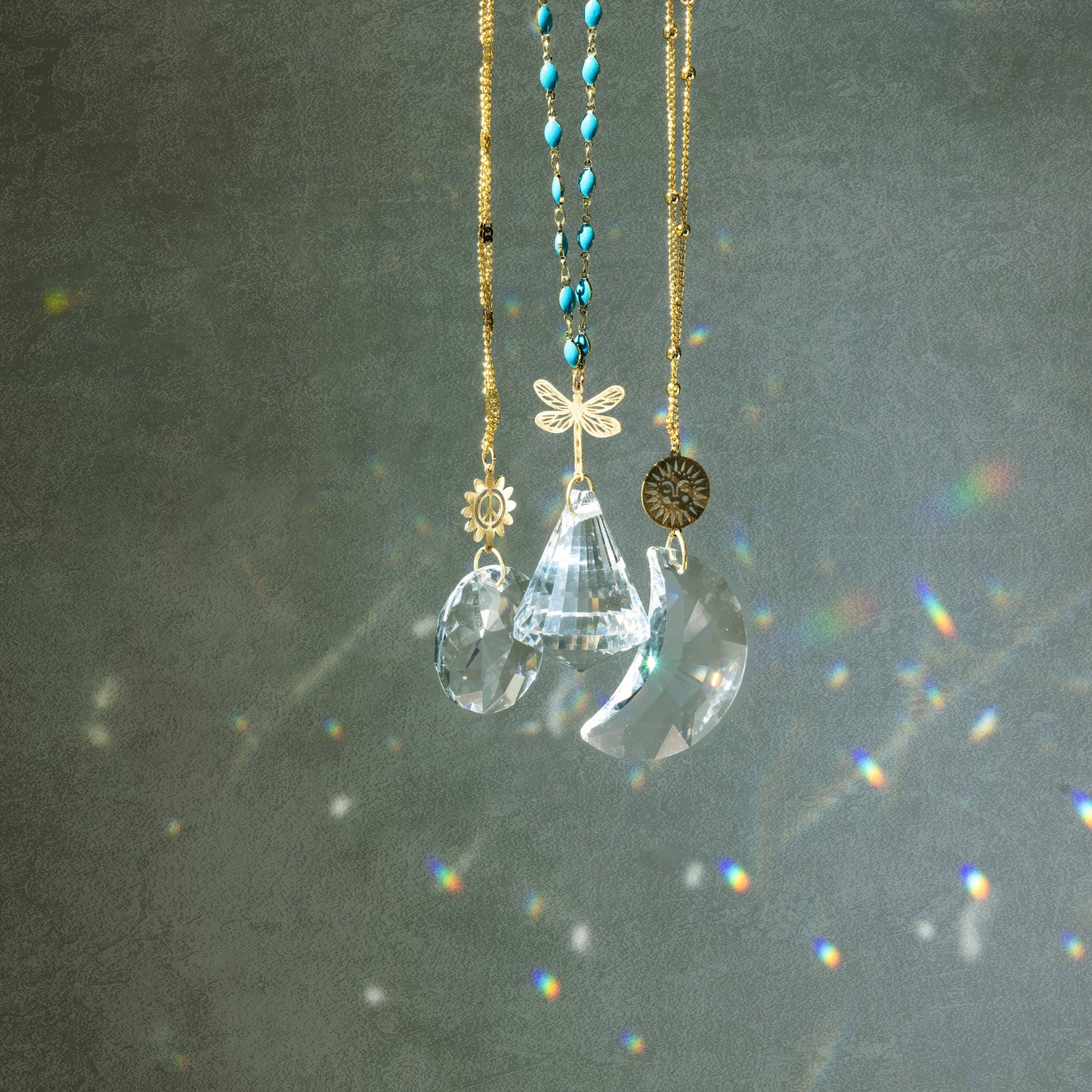 Pocket Suncatcher - Peace Flower