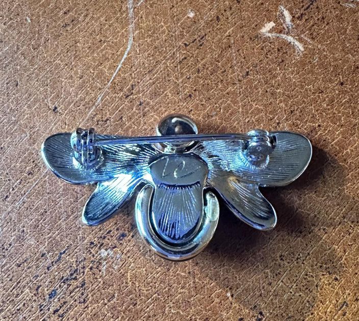 Liz Klaiborne Bumble Bee Enamel Brooch Pin*