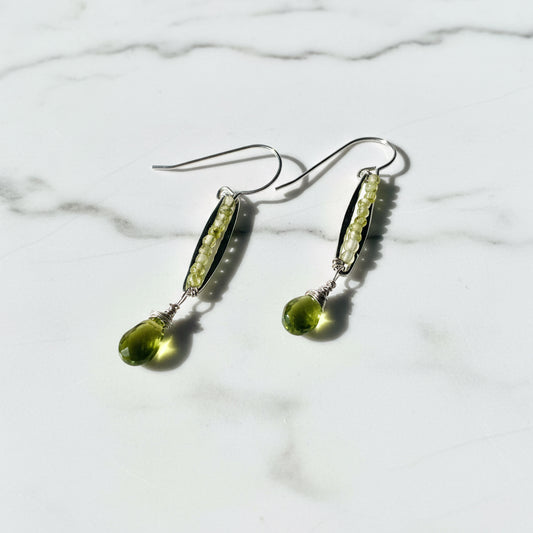 Peridot Sterling Earrings jewelry