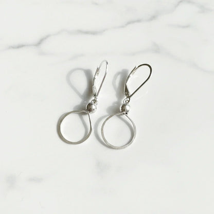 Silver Teardrop Earrings