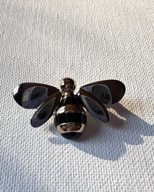 Liz Klaiborne Bumble Bee Enamel Brooch Pin*