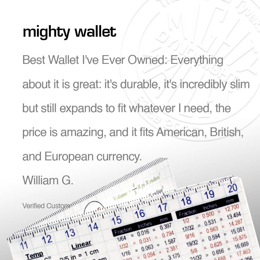 Wealth of Knowledge Mighty Wallet Mighty Wallet