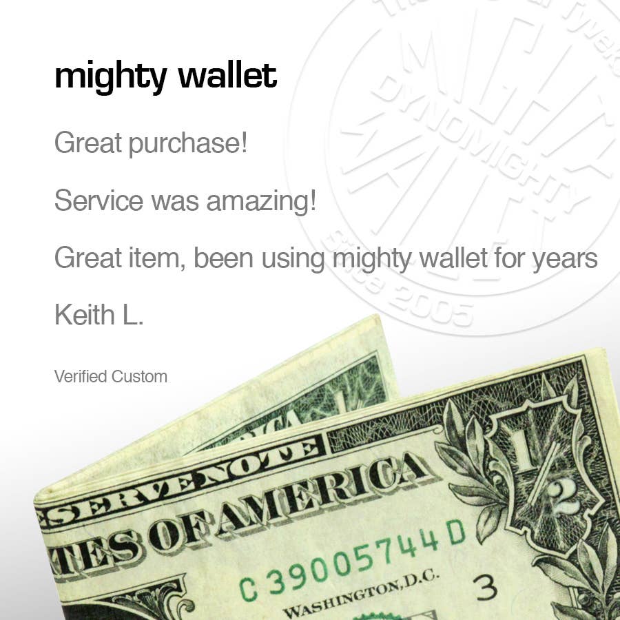Half Dollar Mighty Wallet Mighty Wallet