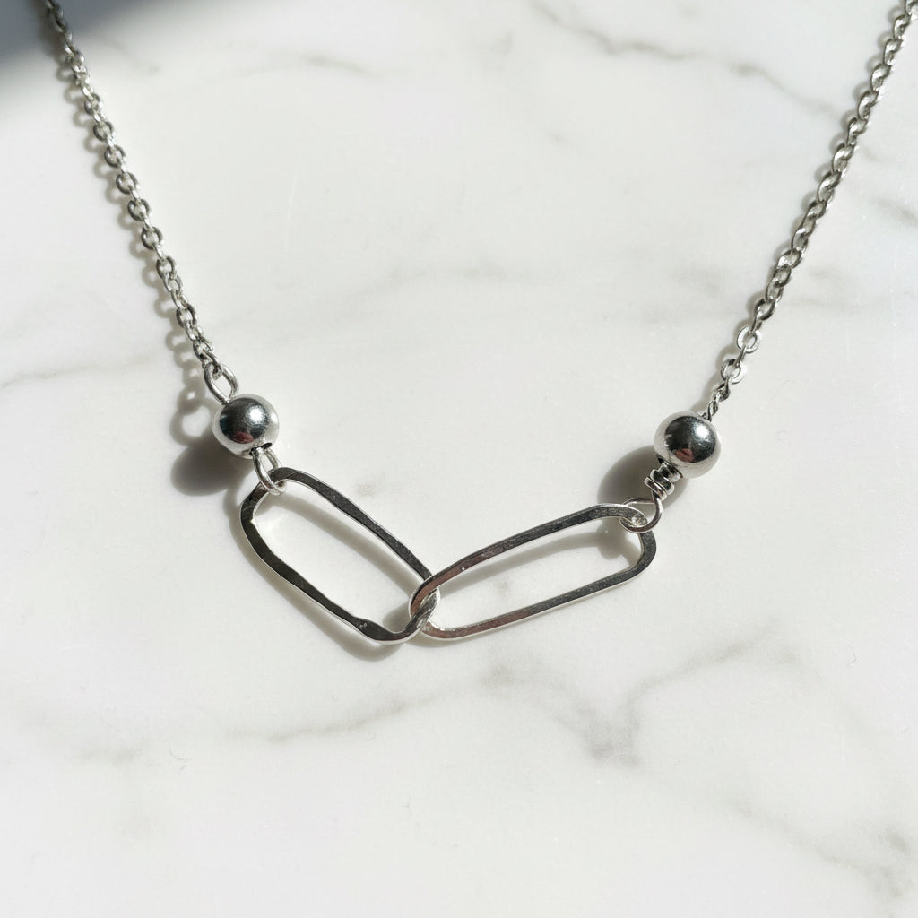 Circle Charm Anklet/Sterling Silver Anklet-Uni-T Janine Gerade