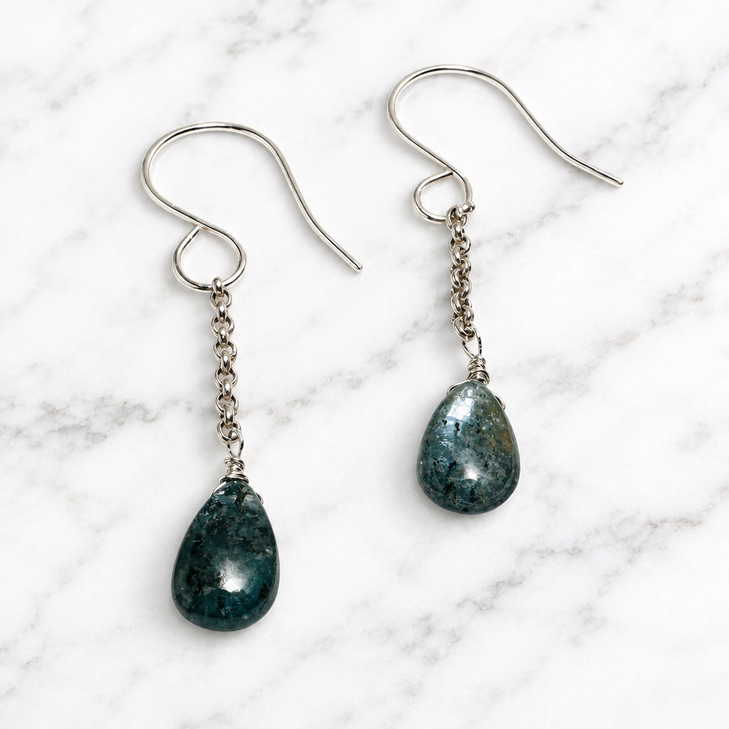 Kyanite teardrop Earrings
