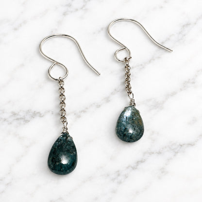 Kyanite teardrop Earrings