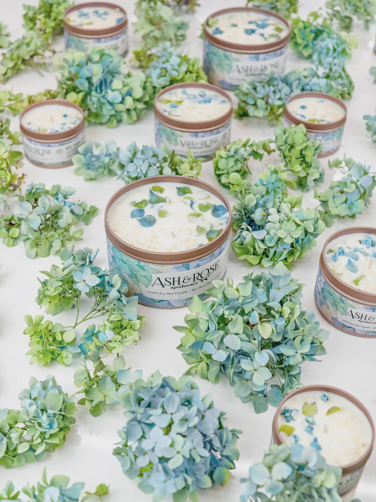 By the Sea - Hydrangea and Sea Salt Candle